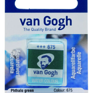 Van Gogh Akvarel 675 Phthalo Green - Pan