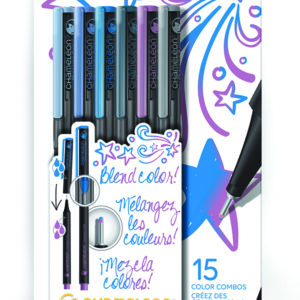 Fineliners 6 Pen Cool Colors Set