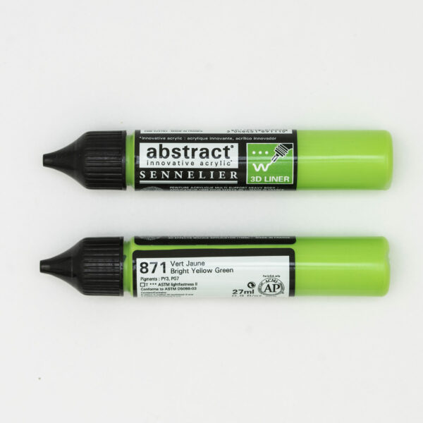 Sennelier Abstract Marker 3D liner 871 Bright Yellow Green 27ml
