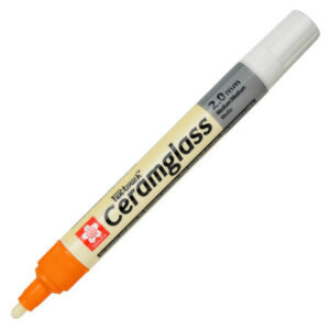 Ceramglass Pen Medium Orange