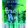 Ecoline Green Blue Brush 5 Pen Set