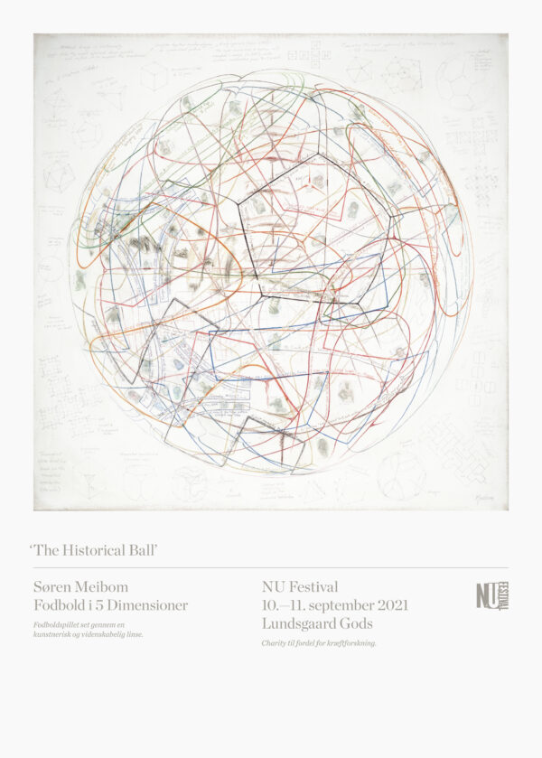 The Historical Ball NU Festival poster af S?ren Meibom S?ren Meibom