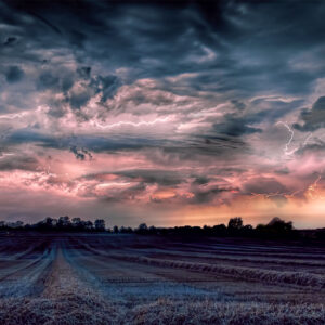 Storm over h?stmark af Clearsky Astrofoto Illux Art shop - Fotokunst - Clearsky Astrofoto
