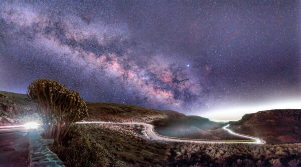 Gran Canaria bjergvej af Clearsky Astrofoto Illux Art shop - Fotokunst - Clearsky Astrofoto