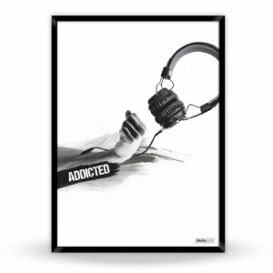 Plakat: Addicted to music Artworks > Populær