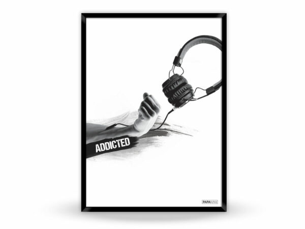 Plakat: Addicted to music Artworks > Populær
