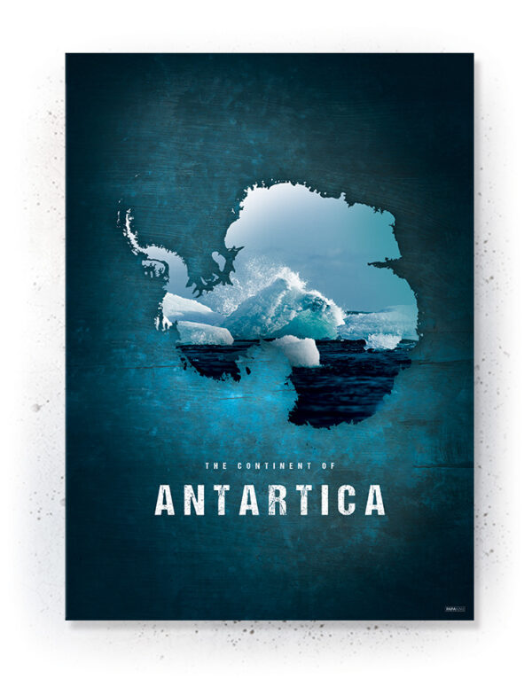 Plakat / Canvas / Akustik: Antartica (Continents of the World) Artworks > Populær