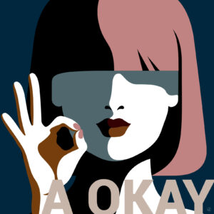 A Okay af Rikke Axelsen Illux Art shop - Illux Art nyheder - Grafisk kunst - Rikke Axelsen