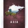 Plakat / Canvas / Akustik: Asia (Continents of the World) Artworks > Populær