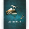 Plakat / Canvas / Akustik: Australia (Continents of the World) Artworks > Populær