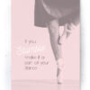 Plakat / Canvas / Akustik: Ballerina (Flush Pink) Artworks > Populær