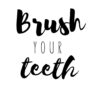 Brush your teeth af Pluma Posters Illux Art shop - Illux Art nyheder - Grafisk kunst - Pluma Posters