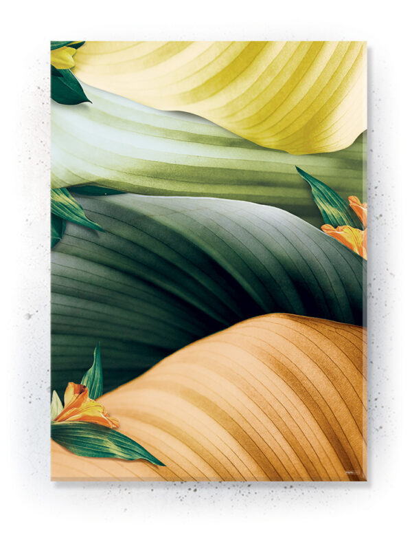 Plakat / Canvas / Akustik: Farverige blade (Yellow spring) Artworks > Beautiful