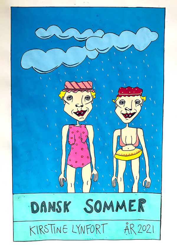 Dansk Sommer af Kirstine Lynfort Illux Art shop - Illux Art nyheder - Grafisk kunst - Kirstine Lynfort
