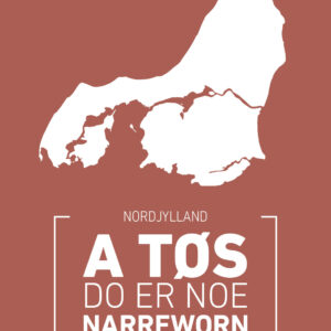 Nordjylland r?d af Rikke Axelsen Illux Art shop - Illux Art nyheder - Grafisk kunst - Rikke Axelsen - Kort