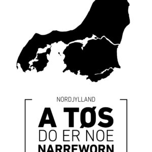 Nordjylland silhouette af Rikke Axelsen Illux Art shop - Illux Art nyheder - Grafisk kunst - Rikke Axelsen - Kort