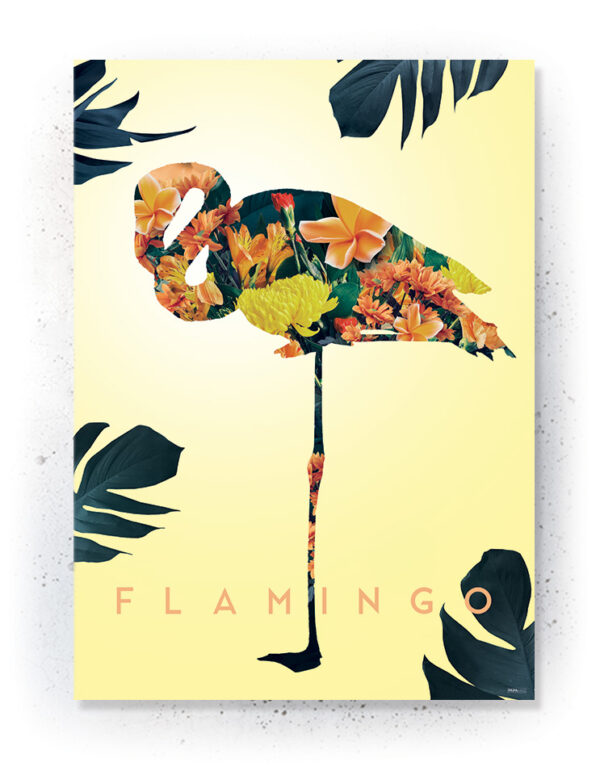 Plakat / Canvas / Akustik: Flamingo (Yellow spring) Artworks > Beautiful
