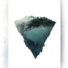 Plakat / Canvas / Akustik: Flydende bjerg (VIVID) Artworks > Artful