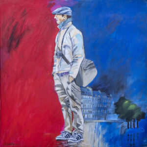 Free Man In Paris af Nils Henrik Pedersen Illux Art shop - Grafisk kunst - Nils Henrik Pedersen