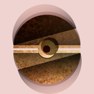 Golden Eye I af MyRo Graphics Illux Art shop - Grafisk kunst - MyRo Graphics