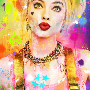 Harley Quinn af Helt Sort Illux Art shop - Grafisk kunst - Helt Sort