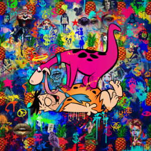 Holy Dino af Helt Sort Illux Art shop - Illux Art nyheder - Grafisk kunst - Helt Sort