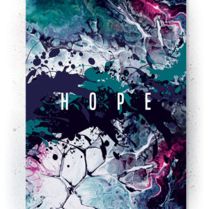 Plakat / canvas / akustik: Hope (Colorize / Love) Artworks > Artful