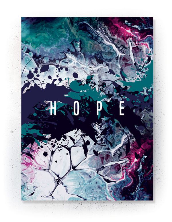 Plakat / canvas / akustik: Hope (Colorize / Love) Artworks > Artful