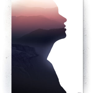 Plakat / canvas / akustik: Menneske silhouette (MIDSOMMER) Artworks > Populær