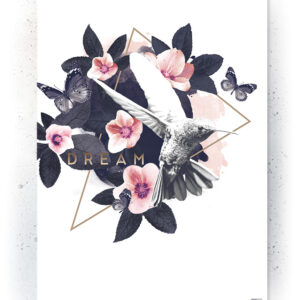 Plakat / canvas / akustik: Kolibri (MIDSOMMER) Artworks > Beautiful