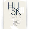 HUSK - Offwhite (Typografi) - plakat eller Lærredsprint Plakater > Plakater med typografi