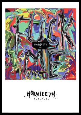 Fuck you af Hornsleth, Print i og 50×70 cm – kobmalerier