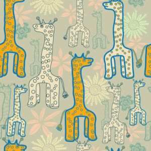 Giraffes af Illux Kids Illux Art shop - Kids Art - Illux Kids