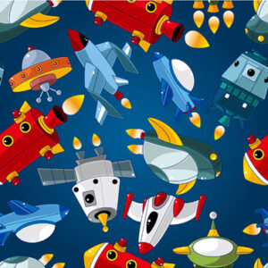 Spaceship af Illux Kids Illux Art shop - Kids Art - Illux Kids