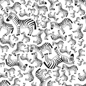 Zebras af Illux Kids Illux Art shop - Kids Art - Illux Kids