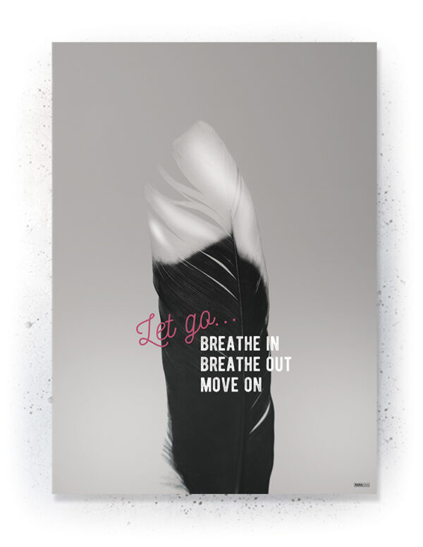 Plakat / Canvas / Akustik: Let Go (Quote Me) Plakater > Plakater med typografi