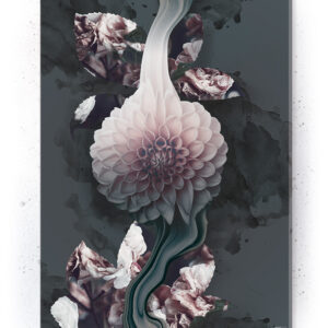 Plakat / canvas / akustik: Flydende blomst (Dust) Artworks > Populær