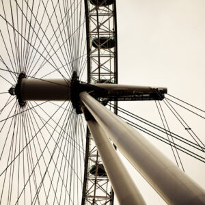 London Eye af Sarah Coghill Illux Art shop - Fotokunst - Sarah Coghill