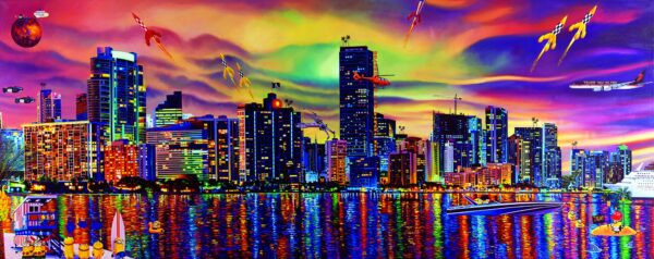 Miami Spice af Artpusher Illux Art shop - Maleri kunsttryk - Artpusher