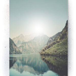 Plakat / Canvas / Akustik: Bjerg sø (Nature) Plakater > Natur plakater
