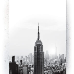 Plakat / Canvas / Akustik: New York (Black) Plakater > Sort / Hvid plakater