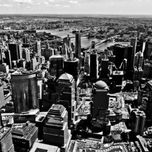 New York from above af Rasmus Bendixsen Illux Art shop - Fotokunst - Rasmus Bendixsen