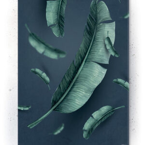Plakat / canvas / akustik: Jungle blade/ grøn (Juncture) Artworks > Populær