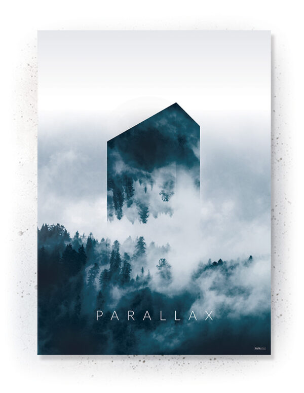 Plakat / Canvas / Akustik: Parallax (Indigo) Artworks > Populær