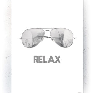 Plakat / Canvas / Akustik: Relax (Quote Me) Plakater > Plakater med typografi