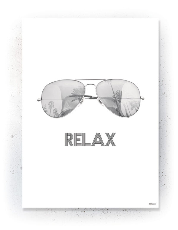 Plakat / Canvas / Akustik: Relax (Quote Me) Plakater > Plakater med typografi