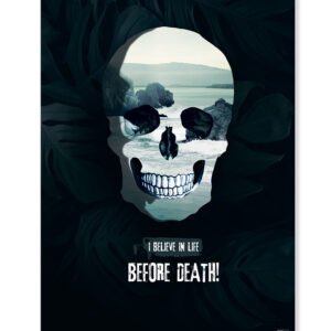 Plakat / Canvas / Akustik: Skull (VIVID) Artworks > Artful
