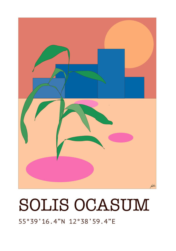 Solis Ocasum af Justesen Plakater Illux Art shop - Illux Art nyheder - Grafisk kunst - Justesen Plakater