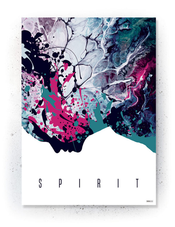Plakat / canvas / akustik: Spirit (Colorize / Love) Artworks > Artful
