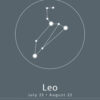 Stjernetegn - Leo af Ten Valleys Illux Art shop - Grafisk kunst - Ten Valleys